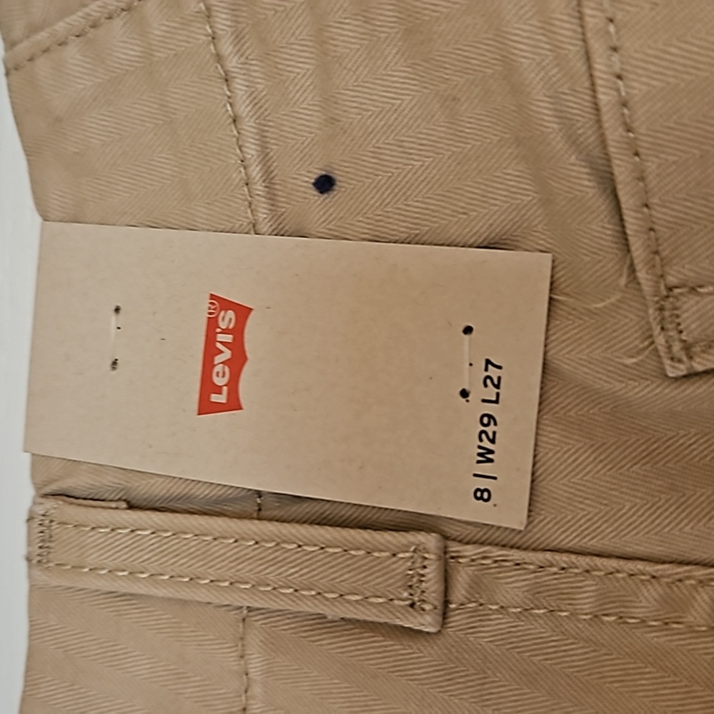 Levi's size 8| W29 L27 khaki - Picture 6 of 10